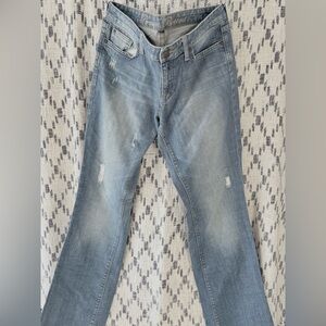 GAP PREMIUM distressed Light Blue Women's Boot Cut Jeans